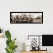 Poster Merced River Yosemite Photo 1915 (Bureau à domicile)