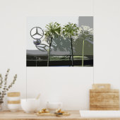 POSTER MERCEDES & AGAPANTHUS (Cuisine)