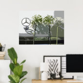 POSTER MERCEDES & AGAPANTHUS (Bureau à domicile)