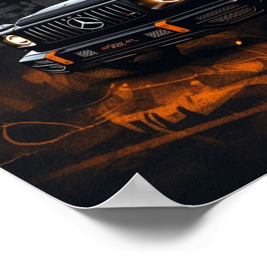 Poster Mercedes AMG G63 G-Class 2022 VUS de luxe de catég (Coin)