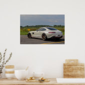 Poster Mercedes AMG-GTS Airstrip (Cuisine)