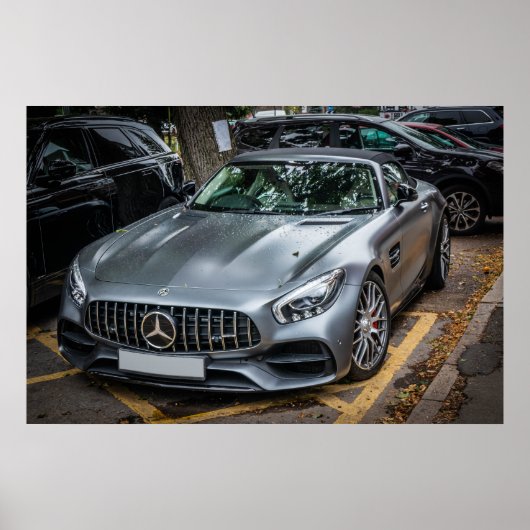 Poster Mercedes AMG SL Roadster (Devant)