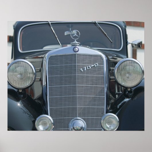 Poster mercedes antique 2 (Devant)