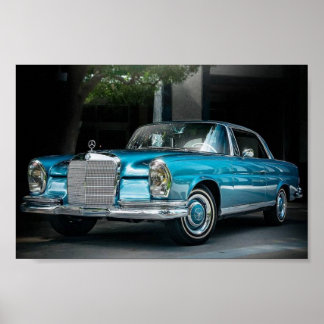 Poster Mercedes Benz 250 SE 1966