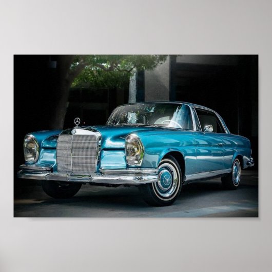 Poster Mercedes Benz 250 SE 1966 (Devant)