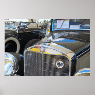 Poster Mercedes-Benz 260D. World's  first diesel car.