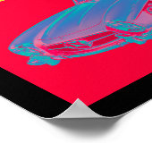 Poster Mercedes Benz 300 SL Convertible Pop Art (Coin)