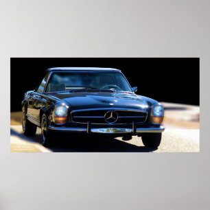 Poster Mercedes-Benz série 200 1970 - California Special
