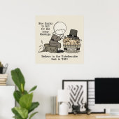 Poster Merci (Bureau à domicile)