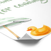 Poster Merci à éclaboussures vertes pour venir (Coin)