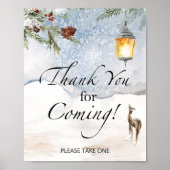 Poster Merci à feuillage persistant pour la prochaine aff (Devant)