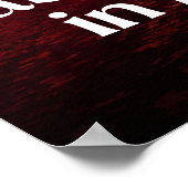 Poster Merci Abondance Droit de l'argent Citation d'attra (Coin)