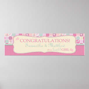 Poster Merci Bannière Fille du Ciel