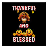 Poster Merci béni 23 US Maple Novembre Thanksgiving (Devant)