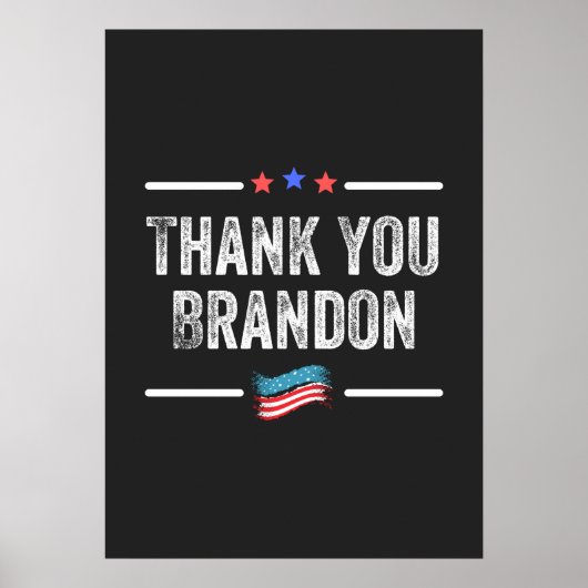 Poster Merci Brandon (Devant)