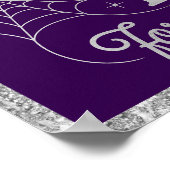 Poster Merci Chats et Cobwebs Halloween (Coin)