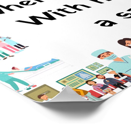 Poster Merci, chers anges. (Coin)