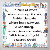 Poster Merci, chers anges. (Devant)