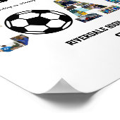 Poster Merci Coach Soccer Team Photo Collage (Coin)