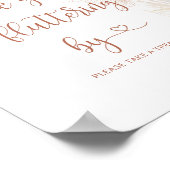 Poster Merci de papillon en or Boho pour flutter par (Coin)