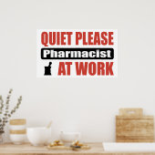 Poster Merci De Pitié Pharmacien Au Travail (Cuisine)