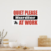 Poster Merci D'Être Hourdler Au Travail (Cuisine)