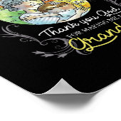 Poster Merci Dieu Pour M'Avoir Fait Grand-Mère (Coin)