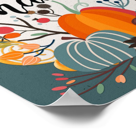 Poster Merci Elegant (Coin)