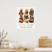 Poster Merci gracieux béni (Cuisine)