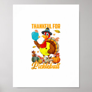 Poster Merci Grateful Bon thanksgiving Turke