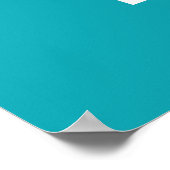 Poster Merci Héros de soins de santé Infirmière Docteur (Coin)