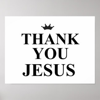 POSTER MERCI JESUS