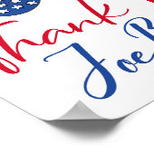 Poster Merci Joe Biden (Coin)