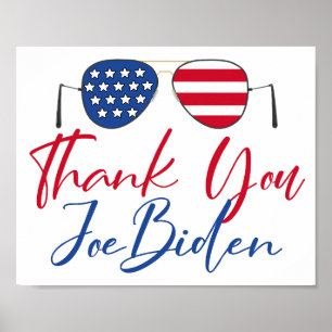 Poster Merci Joe Biden