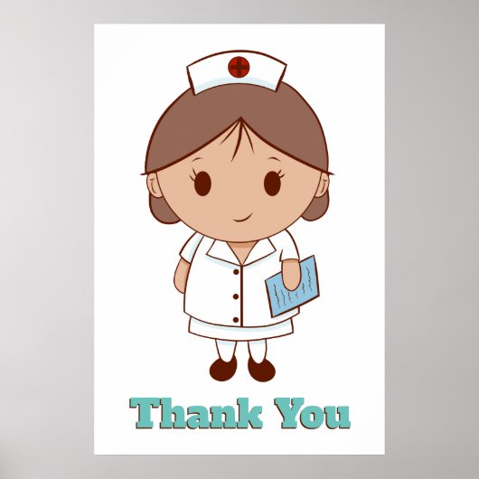 Poster Merci l'infirmière (Devant)