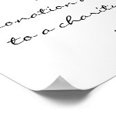 Poster Merci mariage | Floral | bothanique (Coin)