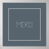 POSTER MERCI - MERCI (Devant)