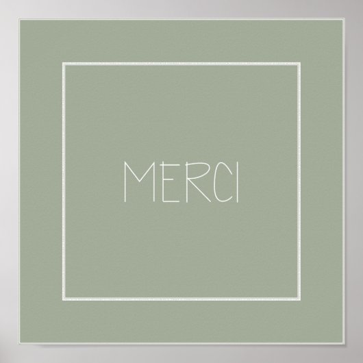 Poster MERCI - Merci - Français (Devant)