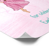 Poster Merci Pour Célébrer - Anniversaire De Ballerina (Coin)