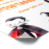 Poster Merci pour la fête costumée d'Halloween (Coin)