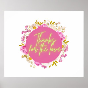 Poster Merci Pour L'Amour