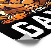 Poster Merci Pour Les Gains - Thanksgiving Funny Gym Work (Coin)