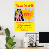 Poster Merci pour #SO (Bureau à domicile)