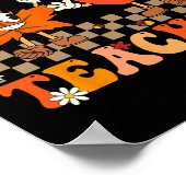 Poster Merci Professeur Retro Super Thanksgiving Fall Wig (Coin)