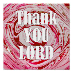 POSTER MERCI, SEIGNEUR,