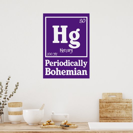 Poster Mercure (Cuisine)