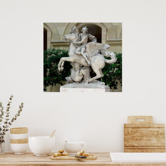 Poster Mercure équitation Pegasus (Cuisine)