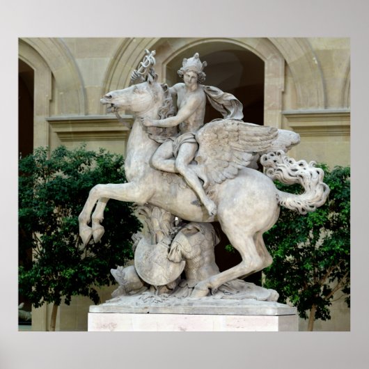 Poster Mercure équitation Pegasus (Devant)