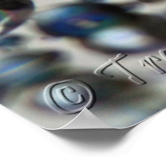 Poster Mercure liquide (Coin)