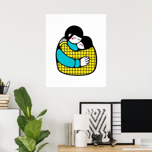 Poster Mère (Bureau à domicile)